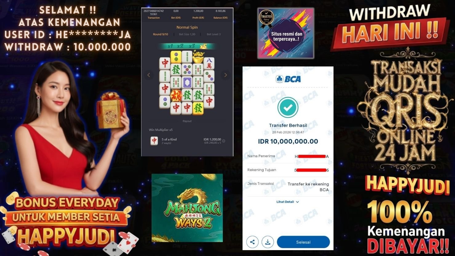 HAPPYJUDI JACKPOT SLOT MAHJONG WAYS 2